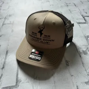 Hammer Down “Bag Em Tag Em" Hat - Khaki